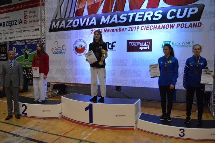 Dwa medale w XIII Taekwon-do Mazovia Masters Cup 2019 w Ciechanowie